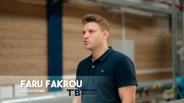 Faru Fakrou, Geschäftsführer bei T&B Electronic