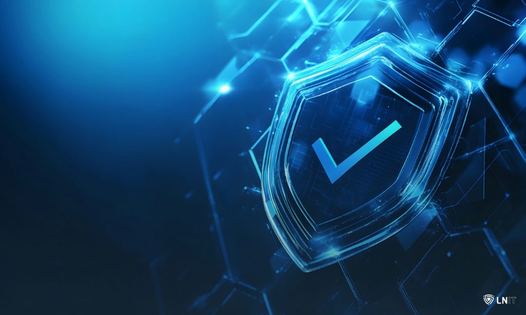 Ein Schloss mit einem Check